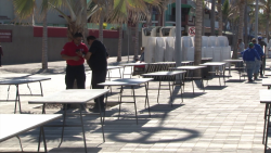 Todo listo para cena de Año Nuevo en Olas Altas