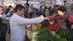 Alcalde buscará que se agilicen trabajos en el mercado independencia