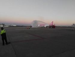 Llega a Mazatlán, primer vuelo de aerolínea Swoop