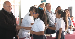 Alcalde celebra Lunes Cívico en Primaria “Melchor Ocampo”