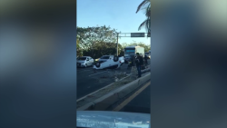 Volcadura sobre carretera internacional