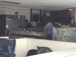 Trabajan en remodelación de oficinas de Recaudación de Rentas