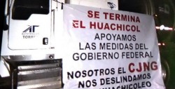 Dejan 'narcomantas' apoyando a AMLO y fin del huachicoleo