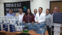 Entregan equipamiento en el hospital general