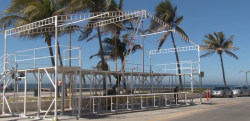 Avanzan preparativos para Carnaval en Olas Altas