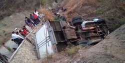 Activan rescate de los cuerpos de 25 migrantes accidentados en Chiapas