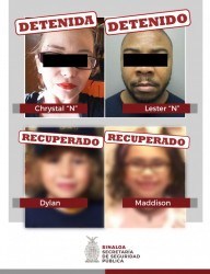 Recuperan a dos menores sustraídos en Estados Unidos