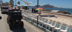 Continúan en resguardo sillas retiradas en Carnaval Mazatlán 2019