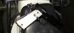 Detienen a una persona con una pistola