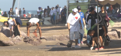 “Santa limpieza” realiza Operadora de playas en Mazatlán