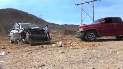 Choque deja una mujer lesionada al norte de Mazatlán