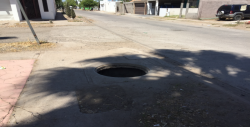 Registro sin tapadera de la CFE en Stanza Florenza