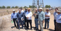 Supervisan inmediaciones del dren Bacurimí