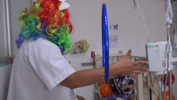 Se caracterizan para sacarle sonrisas a pacientes del hospital general