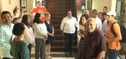 Nueva Directora de CULTURA y Alcalde recorren el Centro Municipal de Artes