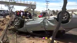 Aparatoso choque deja 5 personas lesionadas