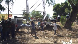Accidente automovilístico deja un muerto y tres heridos
