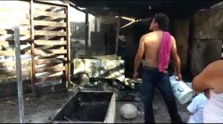 Se viste de 'héroe' vecino de Santa Fé en medio de incendio