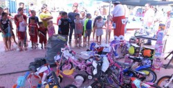 Festejan el día del Niño, hijos de policías