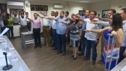Rinden protesta integrantes de la junta municipal de catastro