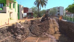 Estado y municipio realizan obras para mitigar inundaciones