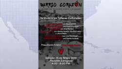 Muestra cultural gratuita en Plazuela Zaragoza