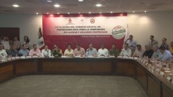 Instalan el Consejo Estatal de Protección Civil en Sinaloa ante el arribo de la temporada de lluvias y ciclones