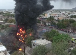 Posibles 9 mil litros de combustible, fue la causa de incendio huachicol en Mazatlán