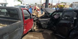 Reportan aparatoso accidente frente a espacios Barcelona