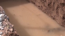 Detectan mega fuga de agua al sur de la ciudad