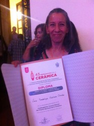 Tercer lugar para Sara Espinoza en Premio Nacional de Cerámica 2019