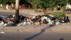 Bastante basura en INFONAVIT Las Flores