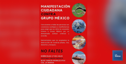 Integrantes de la sociedad civil se manifestarán el próximo miércoles frente a Grupo México