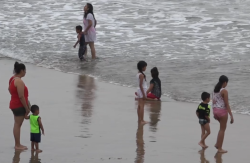 Salvavidas señala playas peligrosas por alto oleaje