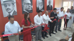 Inauguran galería “Personajes Ilustres de la Alfabetización" en el ISEA