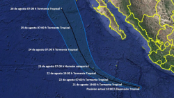 Se mantiene vigilada depresión tropical del Pacífico: Meteorológico