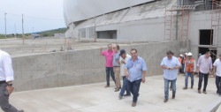 Estadio de futbol de Mazatlán a un 70%: Gobernador