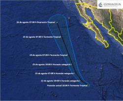 Podría evolucionar a Huracán la Tormenta tropical "Ivo": Meteorológico