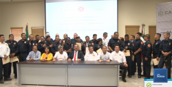 Preside Alcalde graduación Academia de Bomberos
