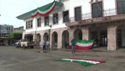 Se viste tricolor el Ayuntamiento de Mazatlán