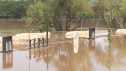 Apenas informaban sobre limpieza del Parque Acuático cuando se inunda de nueva cuenta