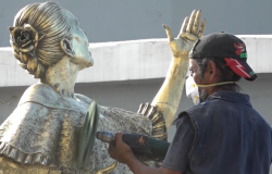 Restaurarán monumentos mazatlecos como obra altruista