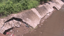 Arroyo en malas condiciones en Riveras del Tamazula