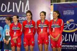 Yareli, Luz faniela y Antonieta brillan en Panamericano de Ciclismo