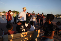 Ordaz Coppel supervisa  avances del Parque Recreativo La Plantona