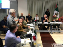 Se reúnen autoridades de EU con Gobernador de Sinaloa