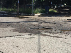 Baches y mas baches en Culiacán
