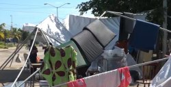 En medio de la tempestad, viven desalojados de San Fernando el paso de “Narda”