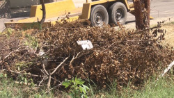 parque de villas del Río enmontado y acumulador de basura