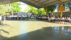 Realizan lunes cívico en 'El Refugio'